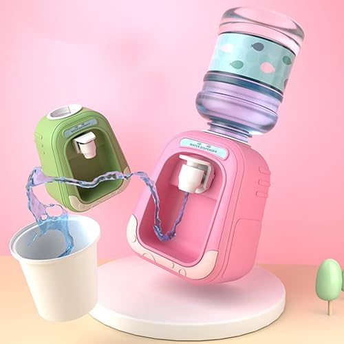 Miniatura 3 de Kisangel Juguetes para niños - Little Girl Toys Mini dispensador de agua de simulación y juego de fuente, varios colores