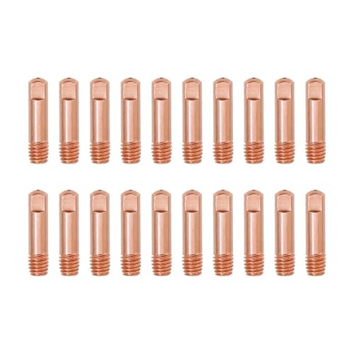 Image of Contact Tips Nozzle Diffuser Drive Roll Fits SUNGOLDPOWER MIG 140 A Welder Item Type: 20-pk Contact Tips .035"