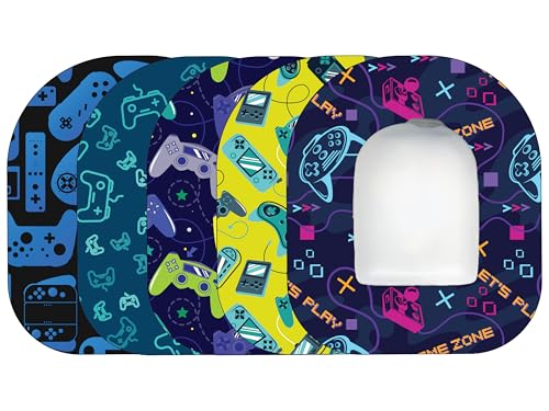 Glucomart Adhesive Patches for Omnipod | Waterproof & Hypoallergenic | Decorative Patch for Your Omnipod | Stickers for Omnipod | 5-Count Overpatches for Omnipod | Galaxy Design