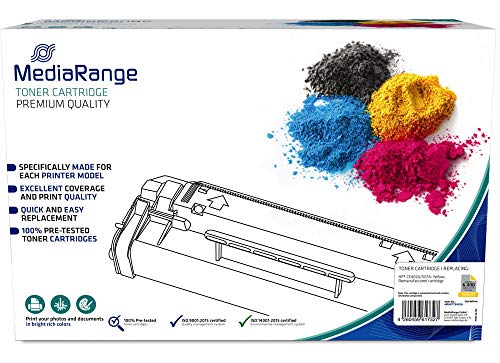 Mediarange Cartouche de Toner Compatible avec HP CE402A / 507A Jaune