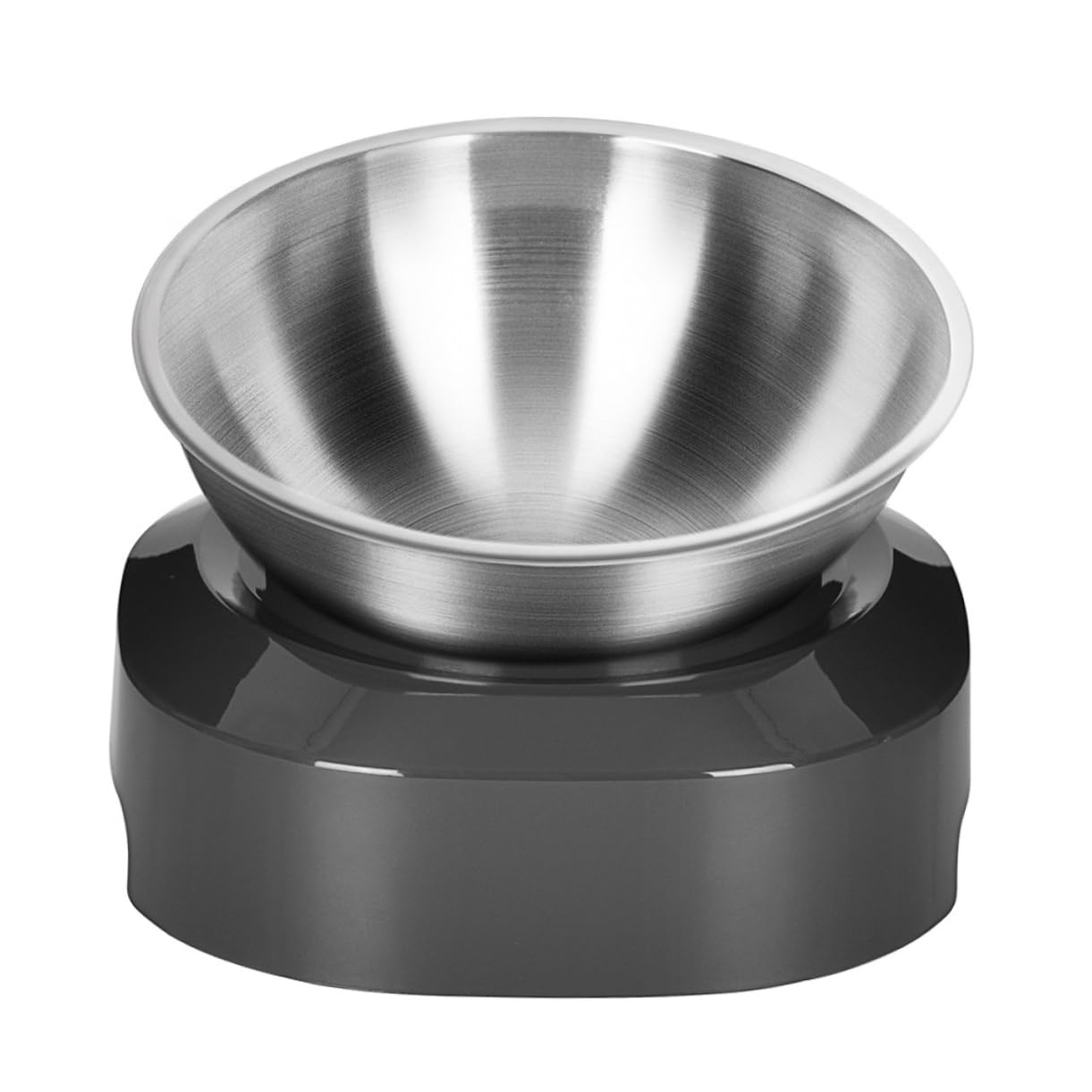 BCOATH 1Pc Cat Bowl Slant Design for Easy Feeding Durable Pet Food and Water Feeder for Cats and Dogs Smooth Surface for Easy Cleaning