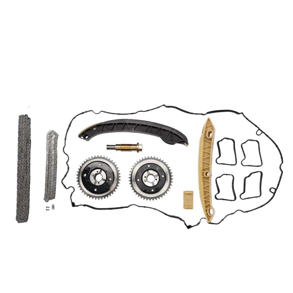 Ingranaggi albero a camme e kit catena di distribuzione con guarnizione compatibile con CE M271 1.8L benzina VVT