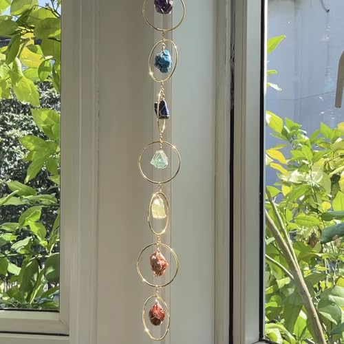 Hausartx STC109 Healing Crystal Energy Wind Chime thumb #3