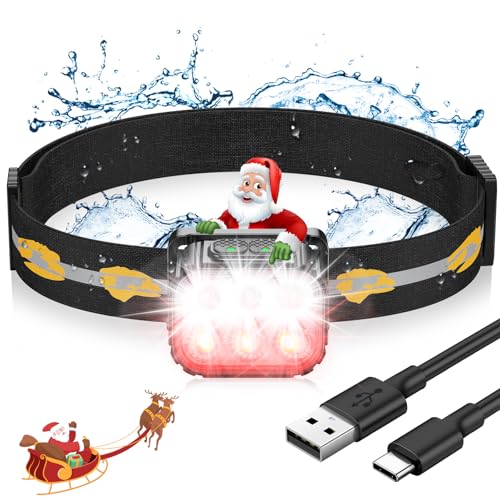 EOIWUY Linterna Frontal LED Recargable 350LM