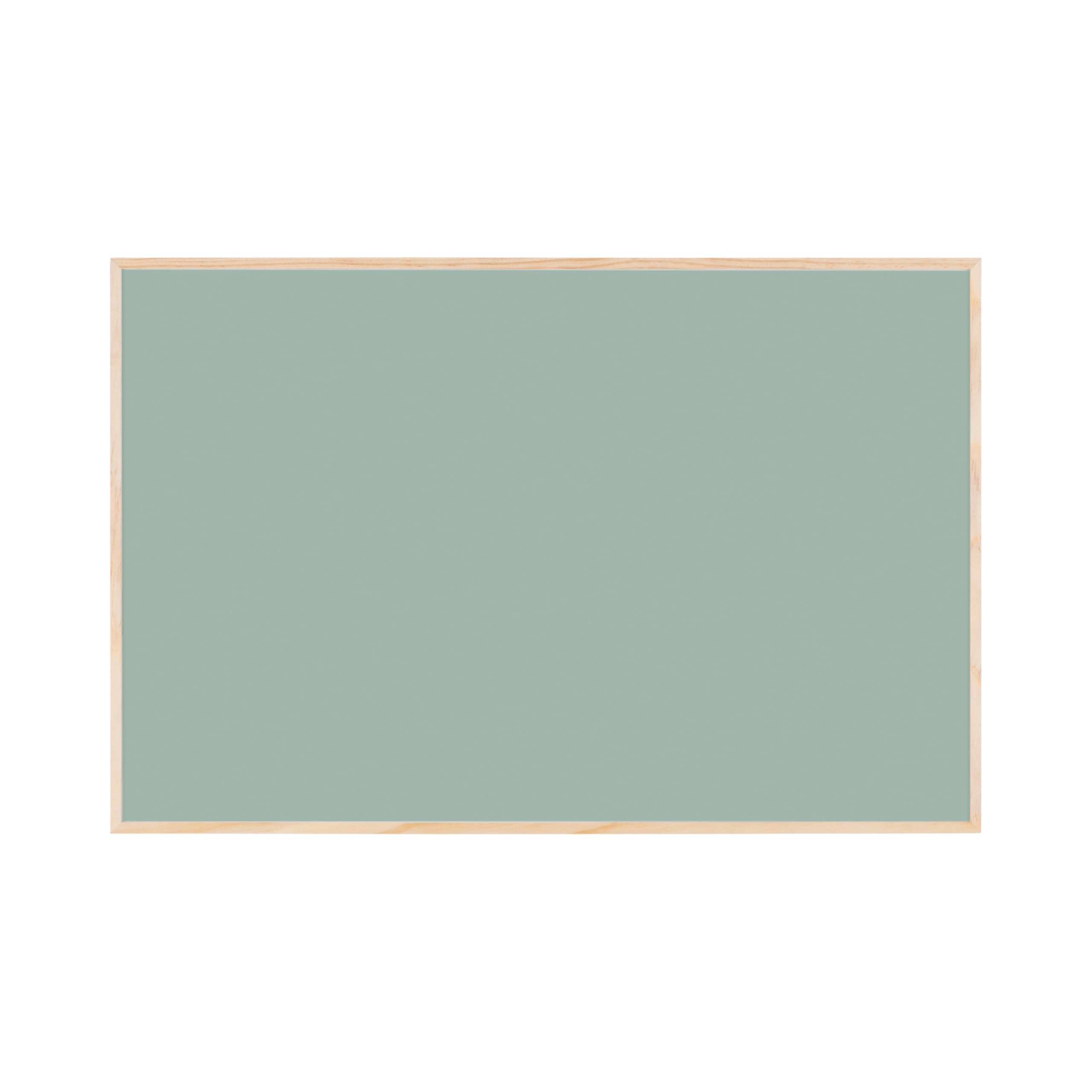 Bi-Office Magnetische Tafel Earth New Basic Olive Tree, 585 x 385 mm, Lackierte Stahloberfläche, Naturholzrahmen