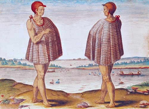 Affiche Peinture Murale Jacques Le Moyne pour Décoration Chambre Recto Verso