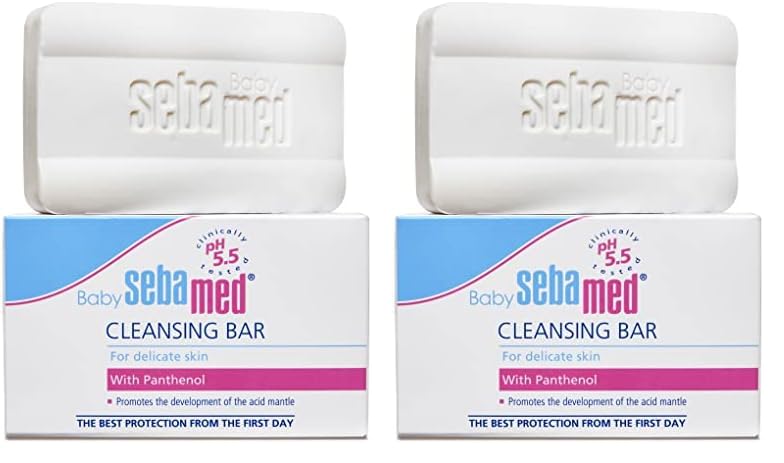 Sebamed Baby Cleansing Bar 100G, 885265420721 (Pack of 2)