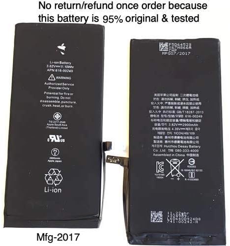 CellParts Replacement Battery for Apple iPhone 6,6 Plus,6s,6s Plus,7,7 Plus,SE,5S (iPhone 6s)