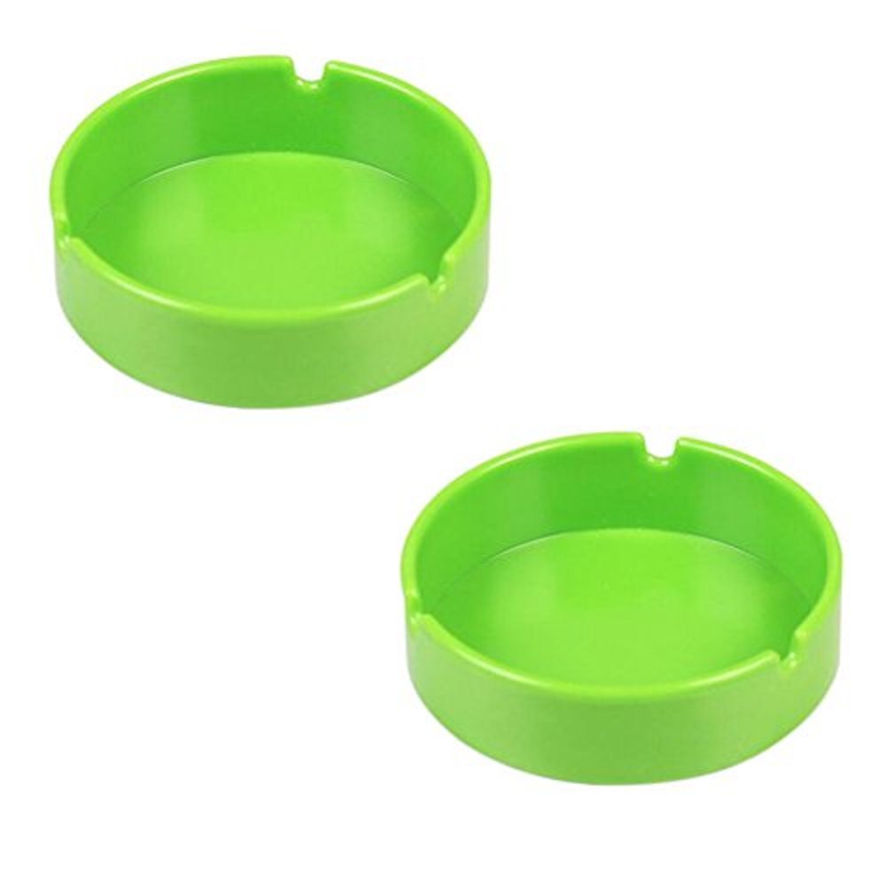Buy 2 PK. Ashtray NEON Green STUB Out Full Glow in The Dark Cup