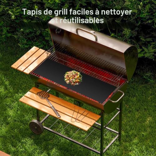 6 Pcs Tapis de Cuisson Barbecue, 40x30CM Tapis de Grille – vue 6