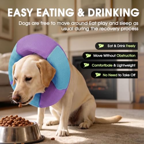 Image of Dog Cones for Large Dogs Soft Dog Cone to Stop Licking
