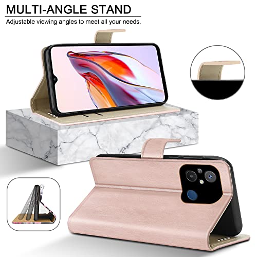 PIXFAB For Xiaomi Redmi 12C Leather Phone Case, Magnetic Closure Full Protection Book Folio Design - Image 3