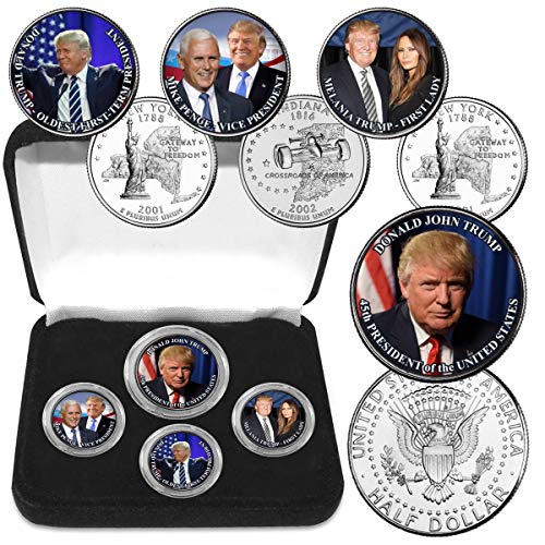 First Commemorative Mint President Donald Trump Coin Collection