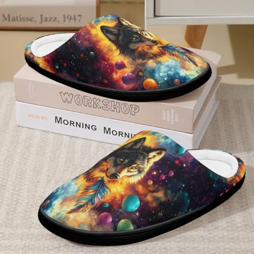 Chaussons en coton avec mousse à mémoire de forme grande taille