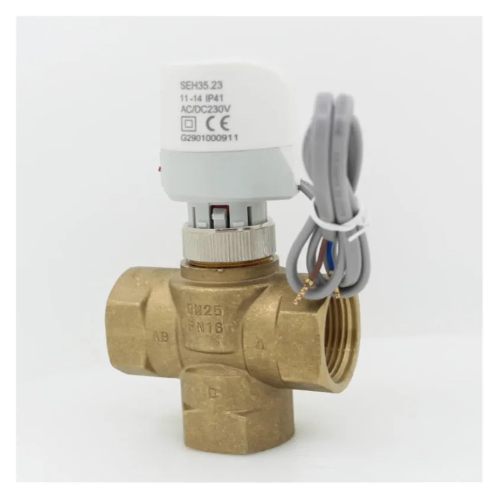 Attuatore Elettrico Termico normalmente Chiuso NC 230v for collettore Riscaldamento a Pavimento valvola in Ottone a 3 Vie DN25