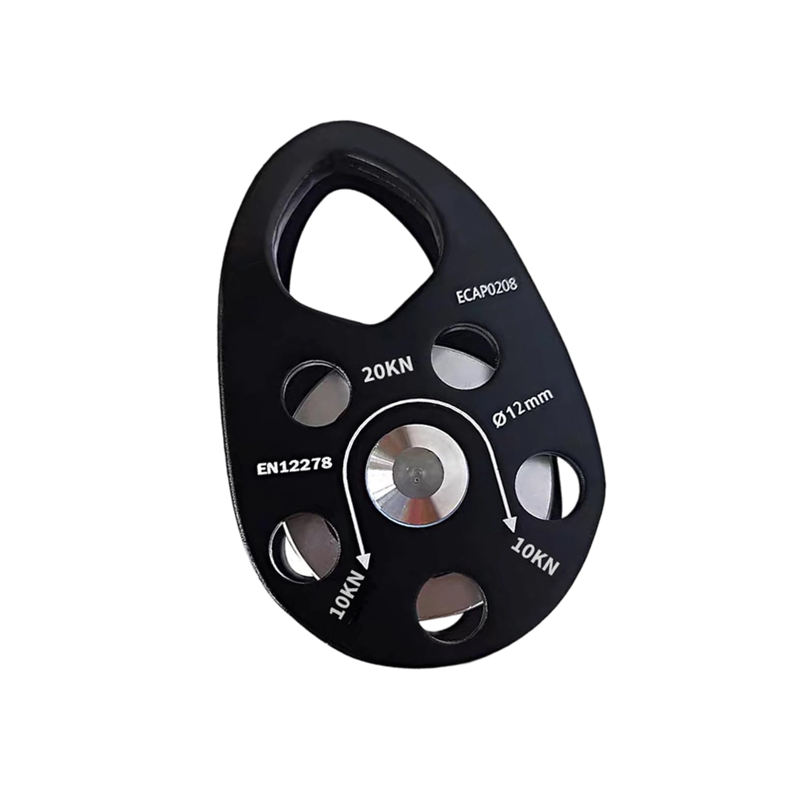 Duty Aluminum Alloy Fixed Side Plate Bearing Pulley Wheel for Outdoor Lifting and Industrial Applications Outdoor Lifting Pulley Wheel