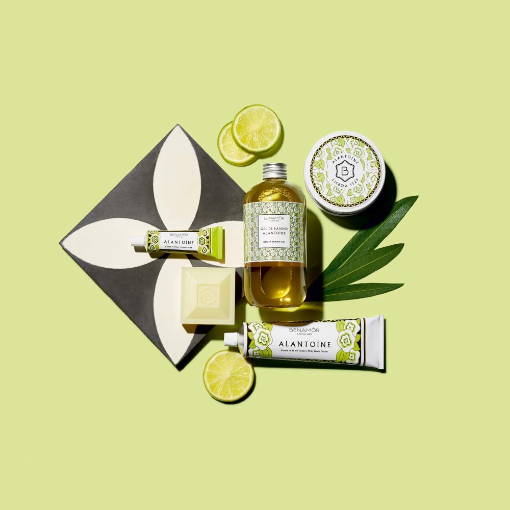 Benamôr - Gel Douche Collection Alantoíne - À l'Allantoïne - Hydrate et Revitalise - Sans Paraben, Vegan - Notes Parfumées Verveine et Citronnelle - Flacon 500ml