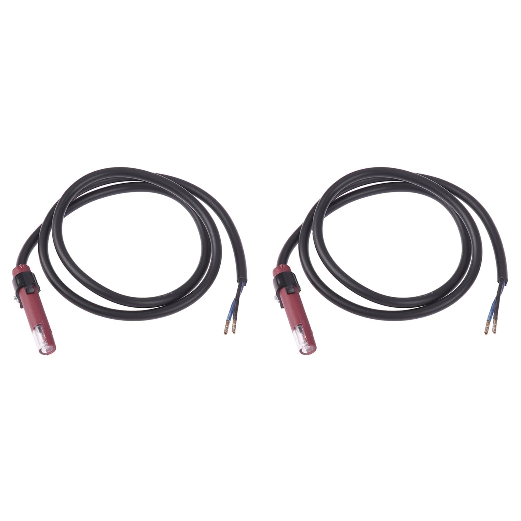 Jnchdghwa As Shown 2X Qrb1 Flame Detector Photosensitive Electric Eye Burner Detection Photoresistor Red Qrb1 Photocell