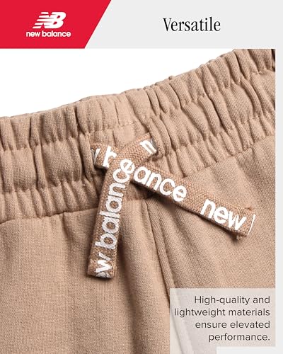 Image of New Balance Girls Sweatpants, Fleece Joggers, Drawstring Waist & Pockets | Cozy Warmth, Ribbed Ankle Cuffs, Stretchy Elastic Comfort for School, Dance, Sports & Everyday Play, Youth Kids