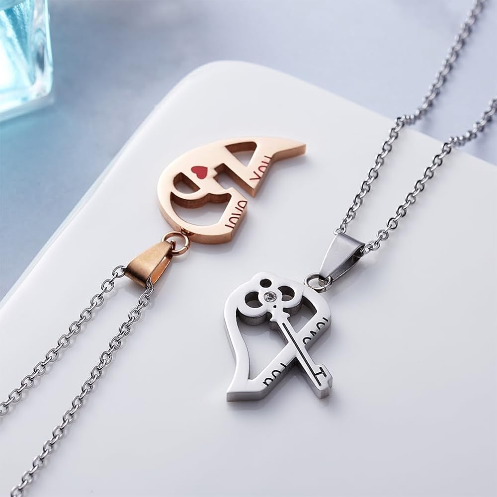 カップルネックレス　ボックス付き　ペアネックレス 楽天市場】aliba ペアネックレス ネックレス ペア プレゼント