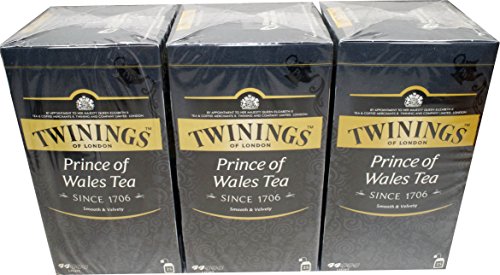 Hermanadas de Londres Príncipe de Gales 3 x 25 bolsitas de té