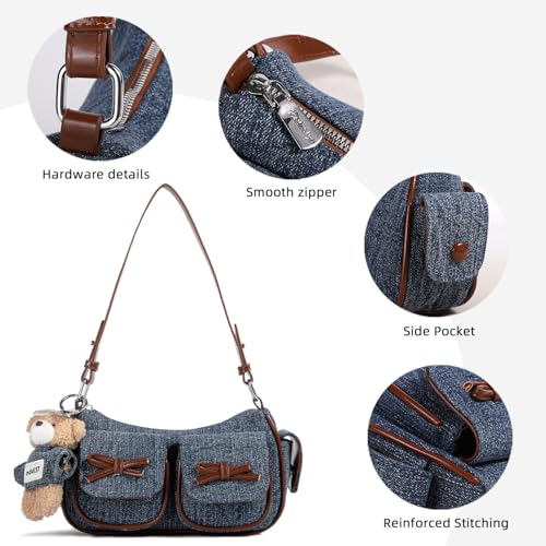 Bolso tote de cuero para mujer con gran capacidad miniatura 7