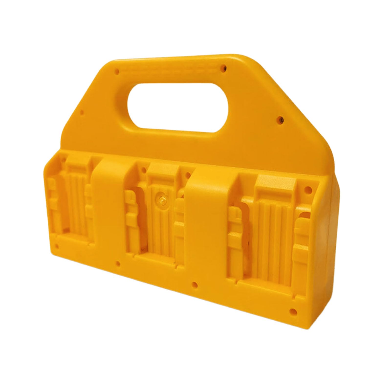 Handheld Battery Rack Carrying Organizers with 6 Secure Slots for Lithium Batteries Compacted Storage Solution Mobile Workshop Organizers