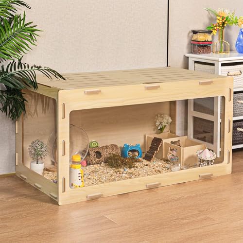 COZIWOW Hamster Cage 32', Large Wooden...