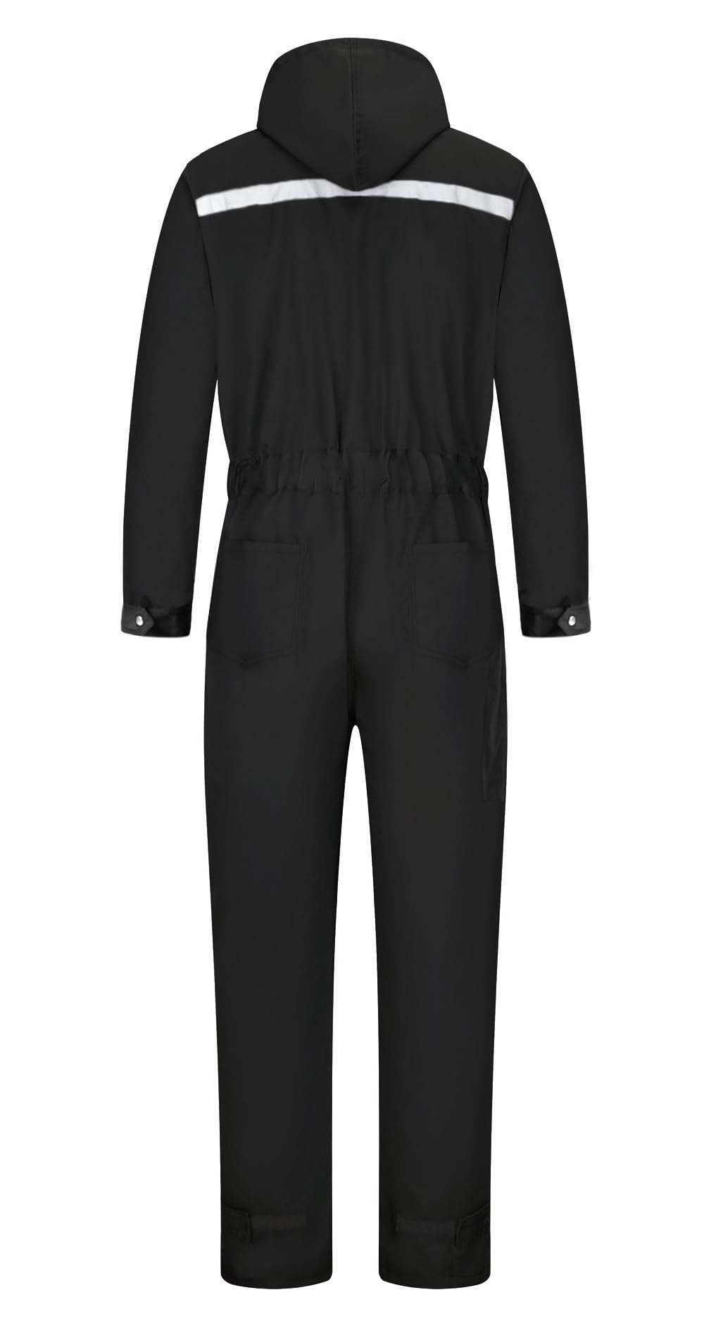 Mono de Trabajo para Hombre Reflectantes Traje de Trabajo Mecánico Industria Overoles con Capucha