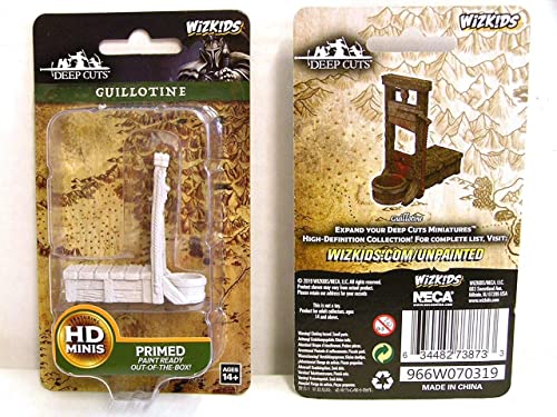 Funko, Toy WizKids Deep Cuts Unpainted Miniatures Terrain: Wave 10: Guillotina