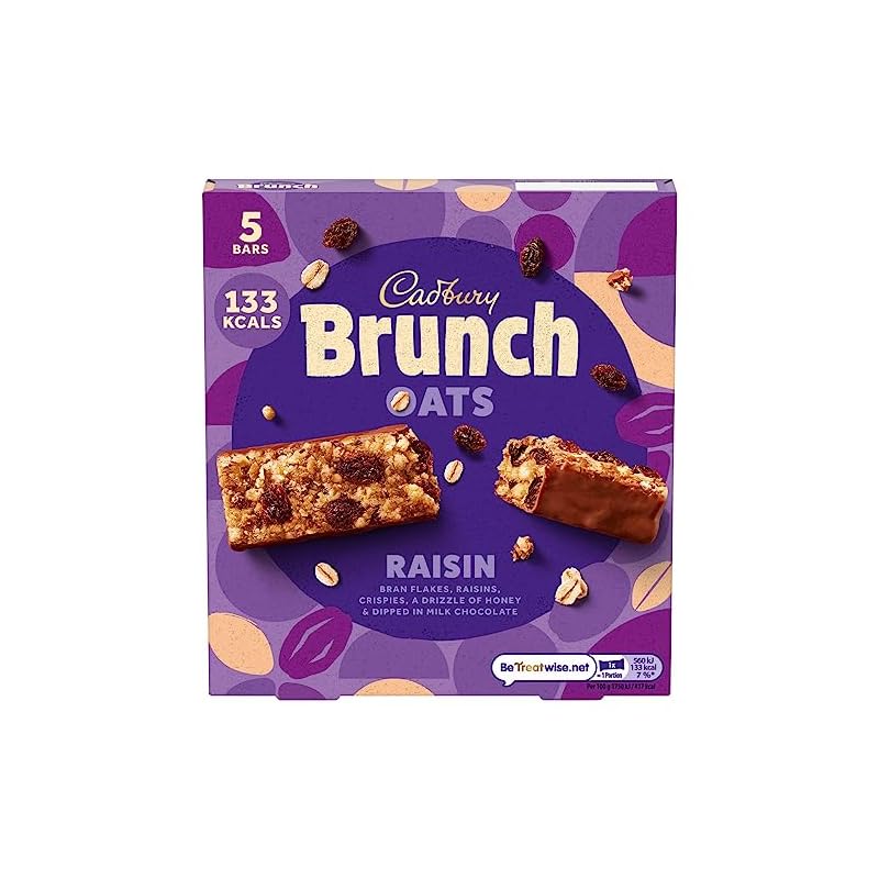 Brunch Bar Bundle with Raisin Brunch Bars 5 Pack 160g x2 and Chocolate Chip Brunch Bars 5 Pack 160g x2 With Peanut Brunch Bars 5 Pack x2 (6 Pack) - Image 3
