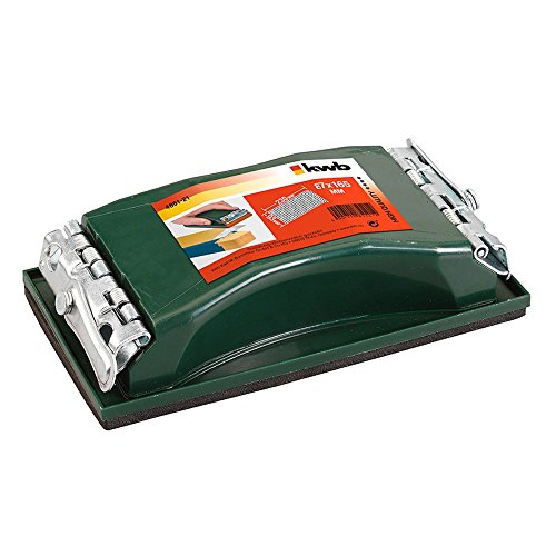 kwb Profi Handschleifer mit Klemmvorrichtung - Schneller Schleifpapierwechsel - Ergonomisches Design - Inklusive Schleifstreifen kwb Profi Handschleifer mit Klemmvorrichtung - Schneller Schleifpapierwechsel - Ergonomisches Design - Inklusive Schleifstreifen