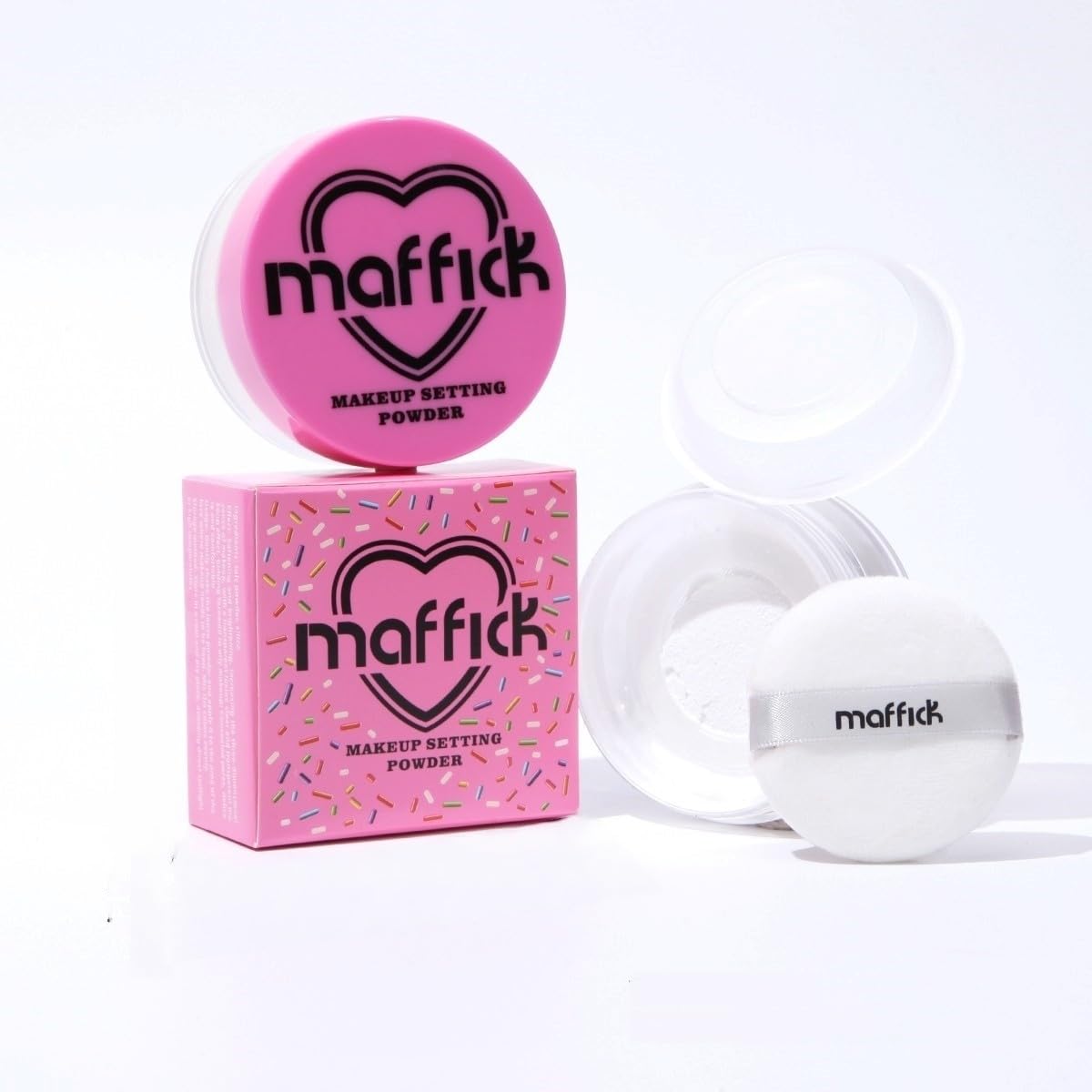 MAFFICKHigh Definition Powder - Soft Luminance, Lightweight Loose Powder for Perfect Makeup Setting - 0.35 oz (01, 10g)