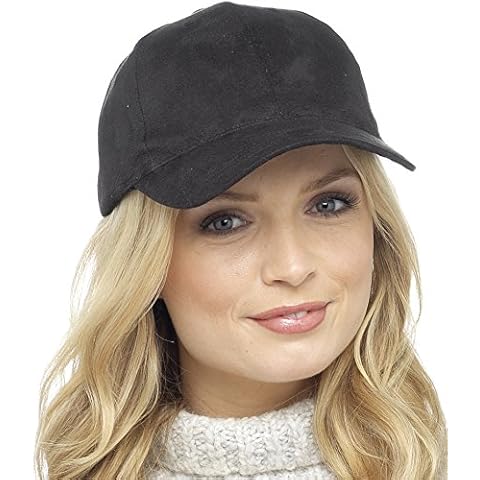 Foxbury Ladies Adjustable Faux Suede Cap Cover