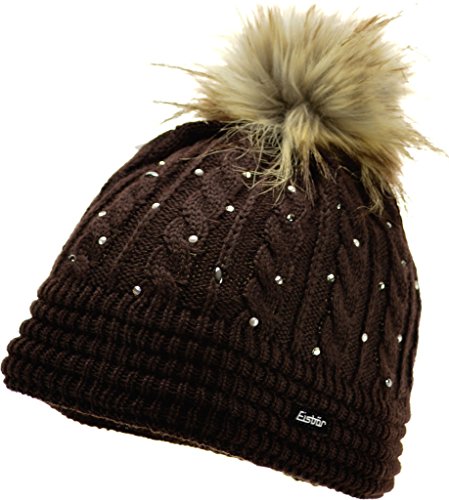 Preisvergleich Produktbild Eisbär Mütze - Nana Lux Crystal mit Swarovski Elementen (braun)