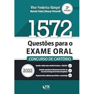 Capa do livro 1572 Questões para o Exame Oral. Concurso de Cartório