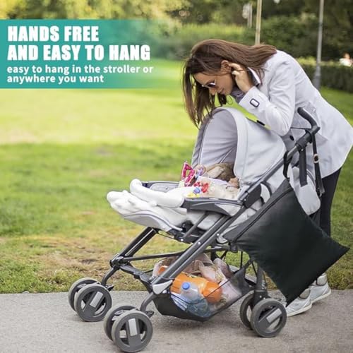 Image of Waterproof Wet Bag, Washable, Reusable for Travel, Beach, Pool, Stroller, Diapers, Dirty Gym Clothes, Wet Swimsuits,Toiletries with Extra Pocket Zipper(Pack of 2, Black)