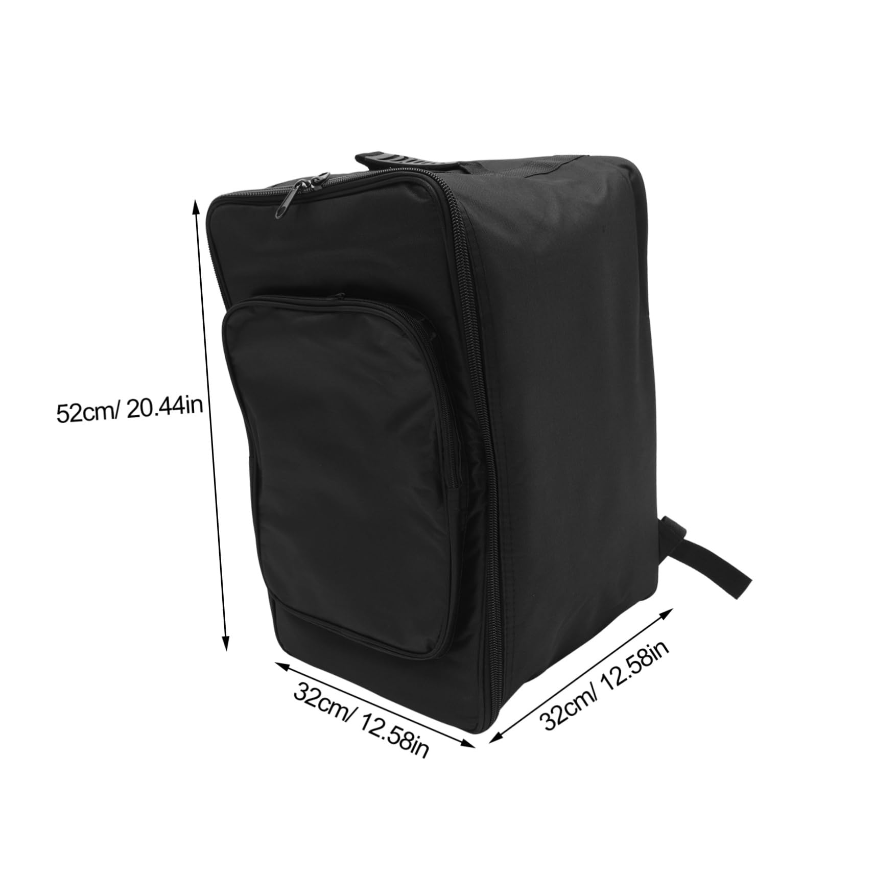 BESTonZON Practical Drum Storage Backpack Bag Backpack Comfortable and Durable Water-resistant Feature Black Random Style
