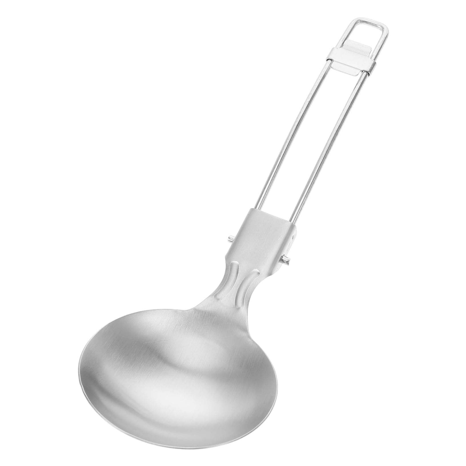 SUPVOX Stainless Steel Spoon Camping Utensil Compact Travel Cutlery for Hiking Outdoor Cooking Easy to Clean Maintain Versatile Kitchen Accessory