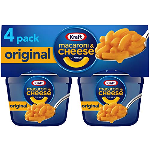 Kraft Easy Mac Original Flavor Macaroni and Cheese (Microwavable Cups), 2.05 Ounce (Pack of 24)