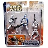 Star Wars: Clone War Deluxe Clone Trooper Army (Blue Highlights) Action Figure Multi-Pack