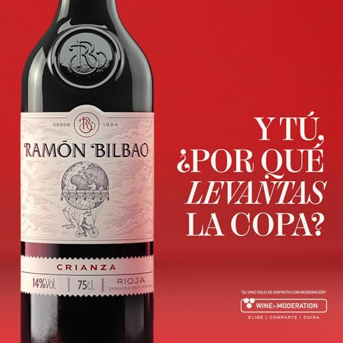 Miniatura 6 de Ramón Bilbao Crianza - Vino Tinto D.O Rioja - Caja 4 botellas de 0,75L, El embalaje puede variar