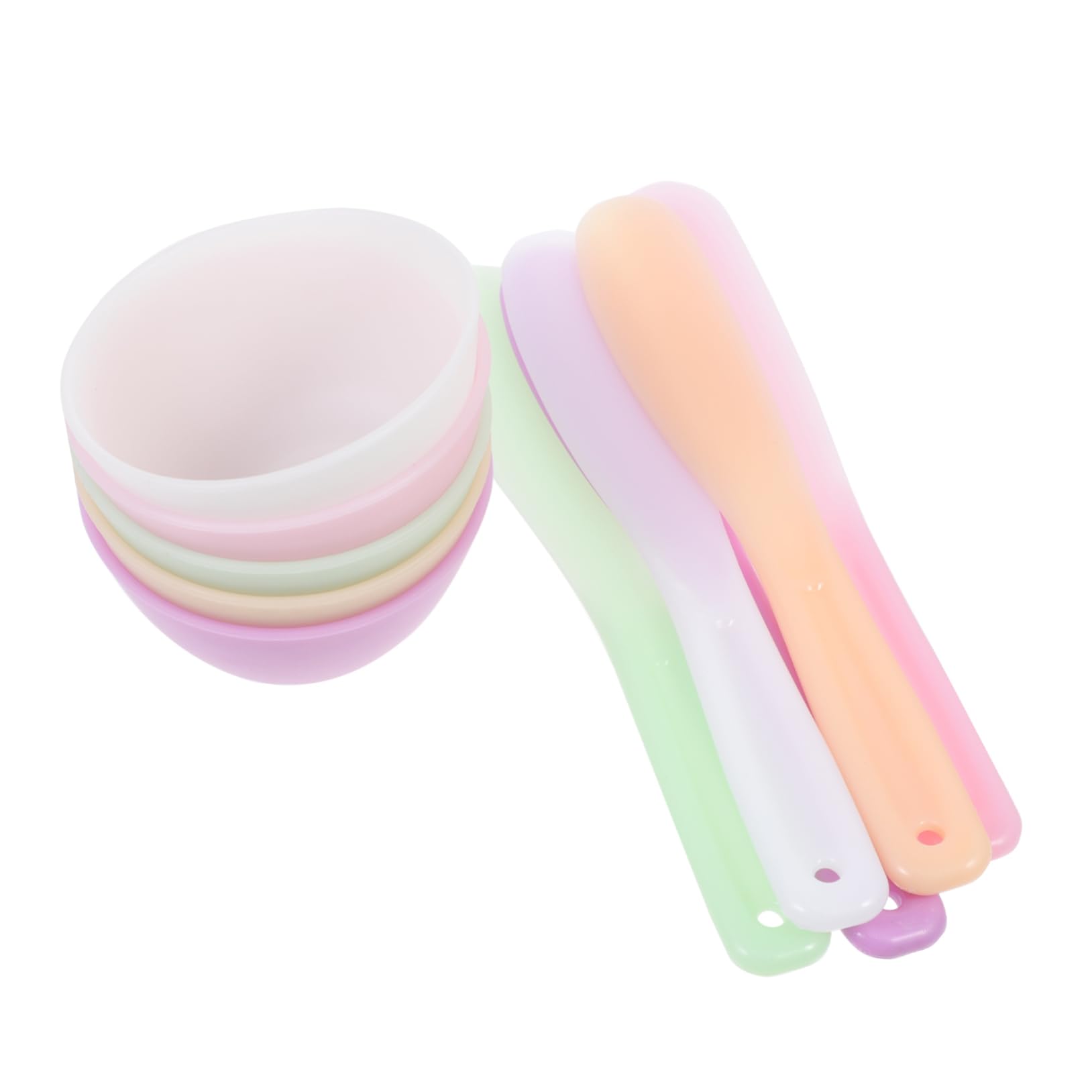 Gogogmee Silicone Mask Bowl Mask Mixing Bowl Diy for Facials Esthetician Tool Random Color