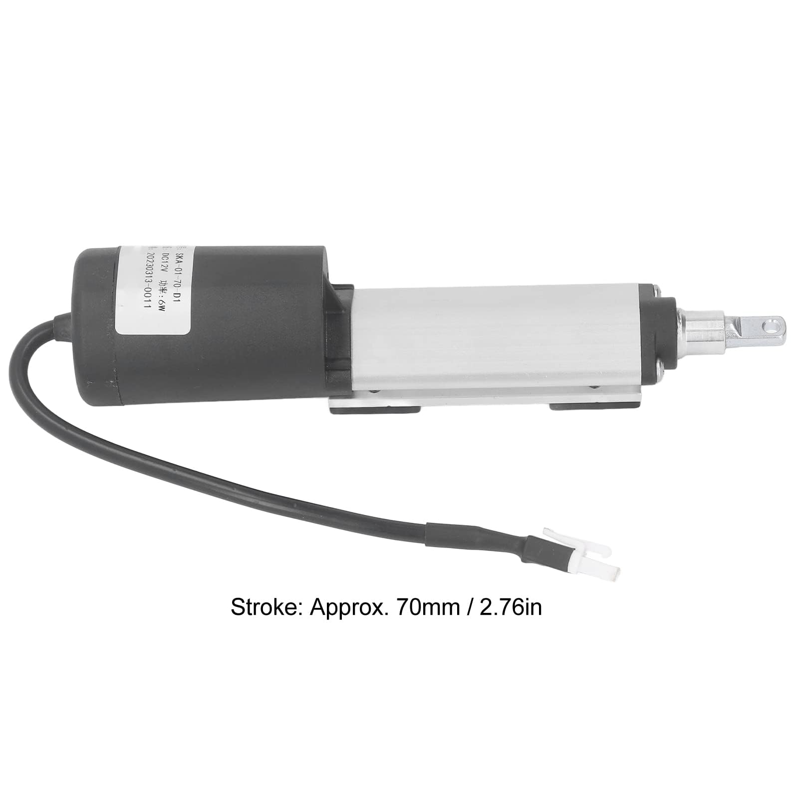 Attuatore Lineare Elettrico DC12V Corsa 70mm per Impieghi Gravosi Ad Alta Velocità