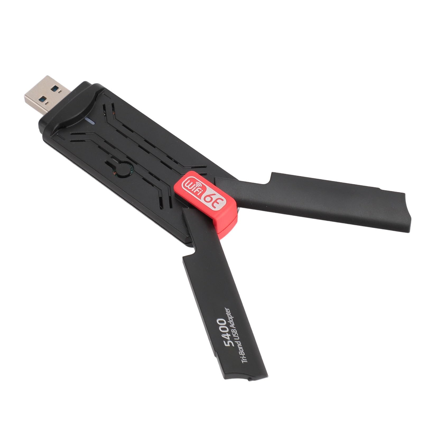 Adattatore USB 5400Mbps Adattatore di Rete 2.4G 5G 6G Tri Band USB3.0 Adattatore di Rete 6E per Laptop Desktop, Accessori Professionali