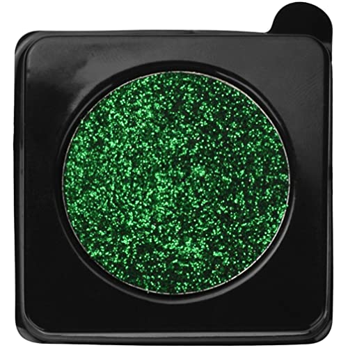 OSALADI Glitzer-Lidschatten Grüner Perlmuttartiger Monochromer Lidschatten Bühnenshow Augen-Make-Up Glitzer-Diy Glänzende Lidschattenplatte Für Mädchen Cover
