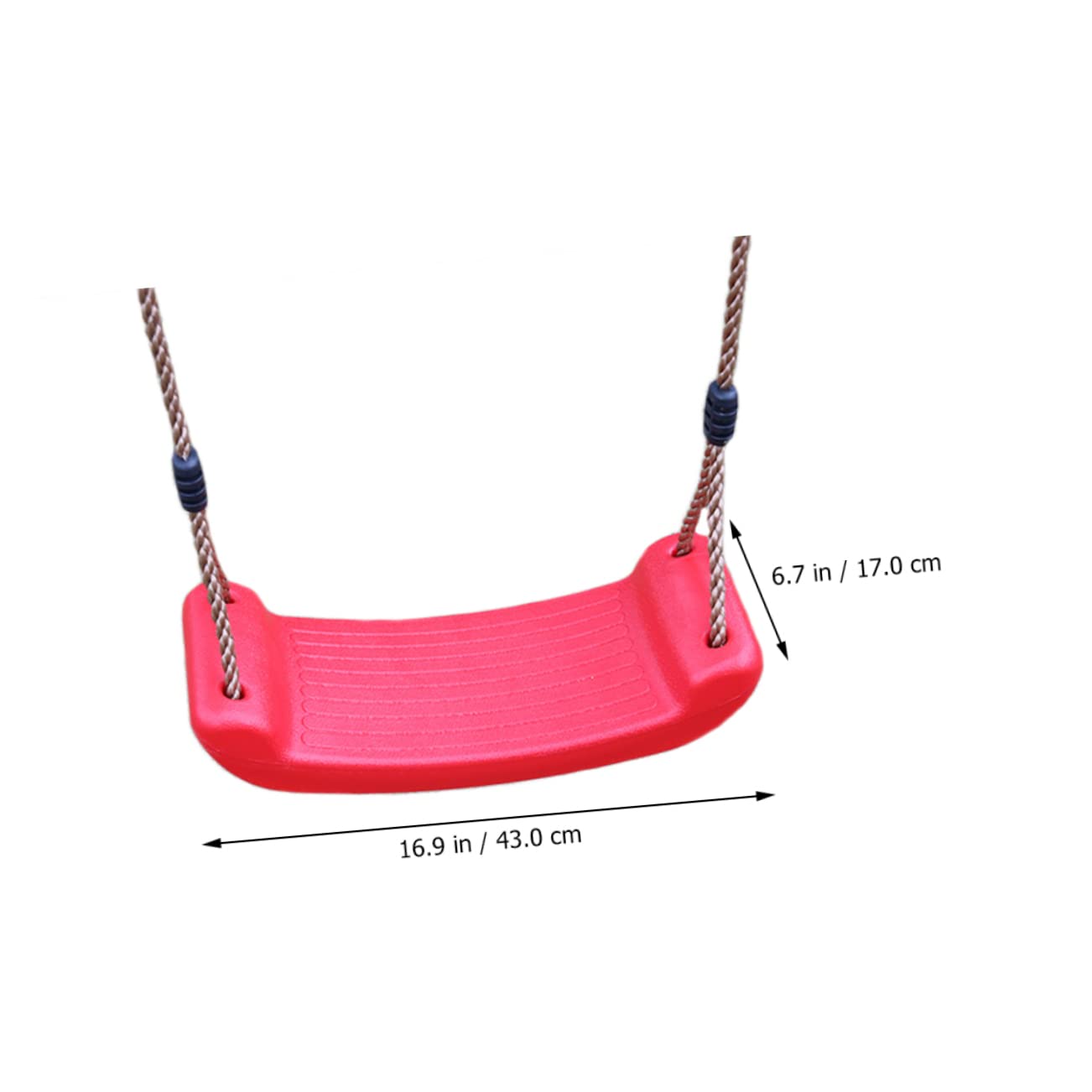 Abaodam 1set String Children' Backyard Tree Swing Funny Swing for Gym Ring Toy for Toys Outdoor Hammock Toys Chic Rocking Chair Plastic Individual, 43X17cm