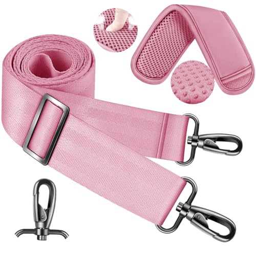 Image of ZINZ 60 Inch Shoulder Strap with Removable Ultra-Thick Pad, Adjustable Buckles Shoulder Crossbody Strap for Luggage Bag