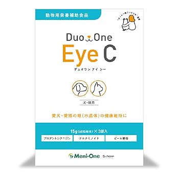 デュオワンアイシー 3箱＋オマケバラ2袋 犬猫 サプリメント Amazon.co.jp: メニワン Duo One Eye C 犬猫用 180粒（60粒×3袋