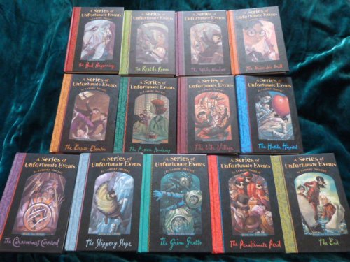 A Series of Unfortunate Events 1-13 Books Set Pack Full 13 Collection ...